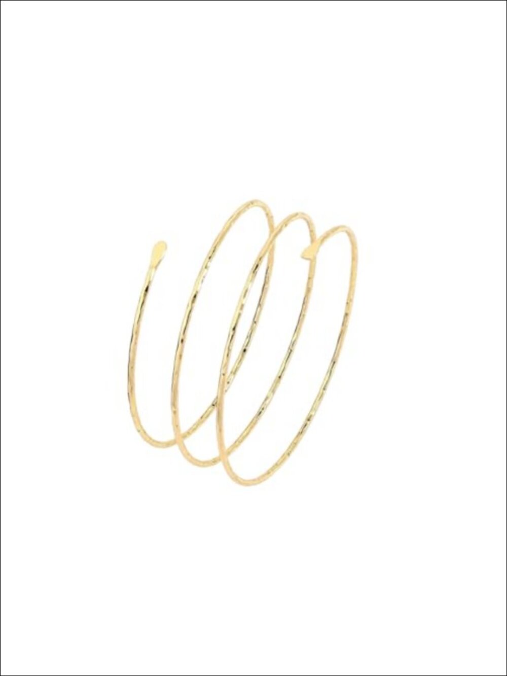 14k Gold Plated Adjustable Arm Cuff Bracelet Rhinestone Minimalist